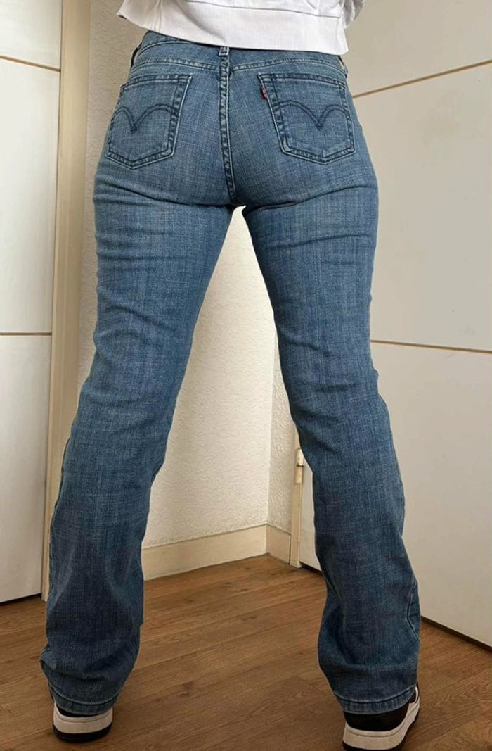 Jean levi’s 505 coupe straight leg droite bleu 00s y2k 2000s taille M/38 mi taille - rare - photo numéro 2