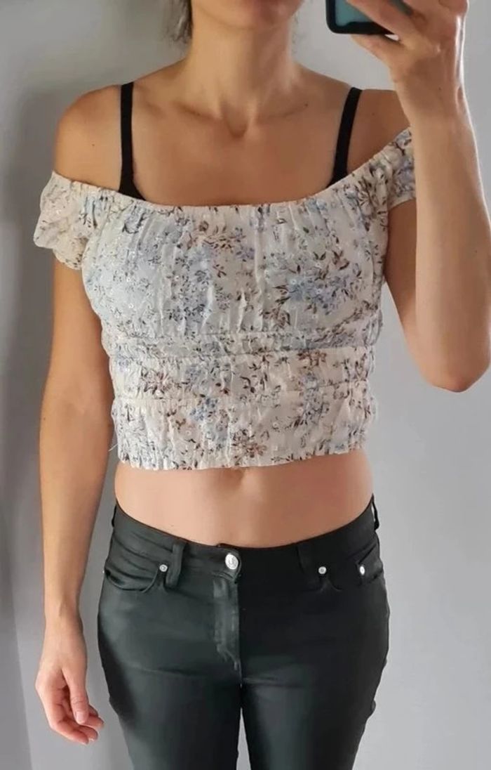 Crop top épaules dégagées - photo numéro 2