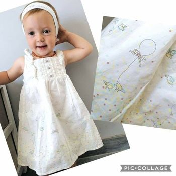 12 mois bébé fille robe été sergent major
