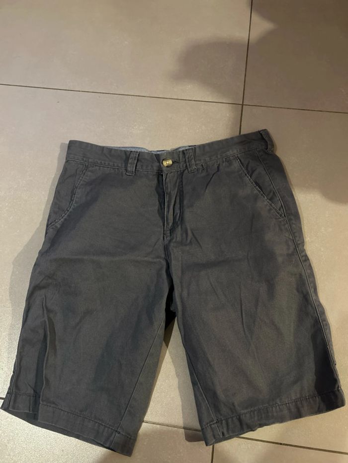 Short chino gris