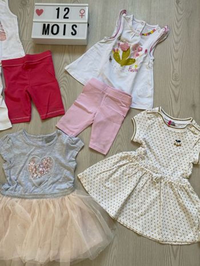 Lot été 12 mois fille - photo numéro 3