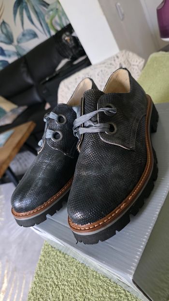 Chaussures hdc en cuir veritable