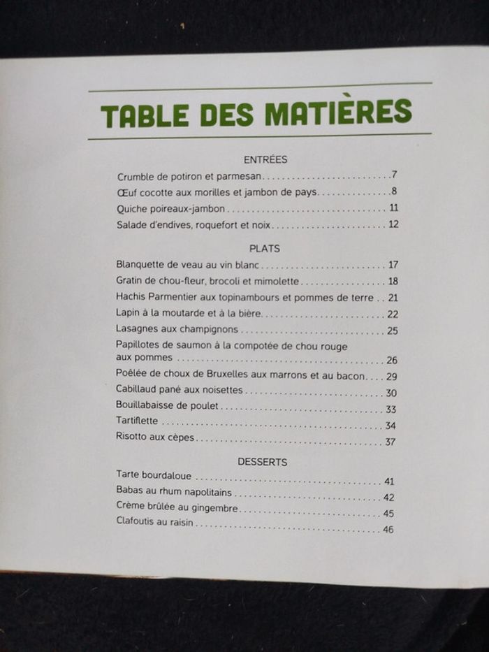 Livre de recettes de cuisine - photo numéro 2