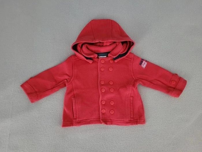 veste pick ouic 12 mois rouge - photo numéro 2