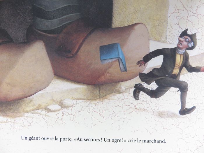 Album jeunesse 4-8 ans : Le géant, la fillette et le dictionnaire. (L'école des loisirs) - photo numéro 5