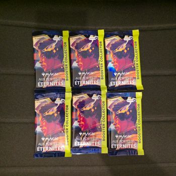 Lot de 6 Boosters Collector Aux Portes Des Éternités Magic the Gathering