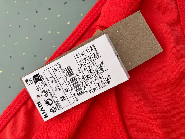 Bas de maillot de bain Rouge taille M 38 - photo numéro 4