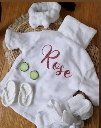 Peignoir bébé personnalisée