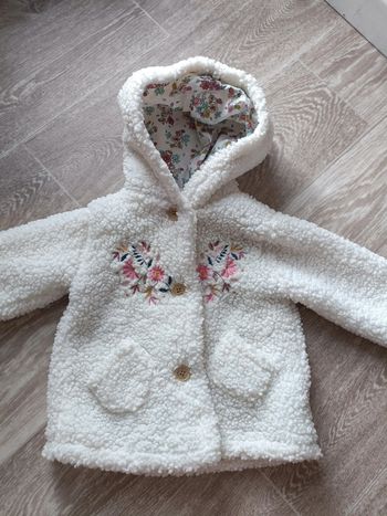 Joli manteau mots d'enfants 18 mois