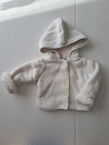 Gilet fourré bébé fille 3 mois