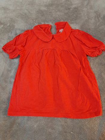 T-shirt col rouge 10ans