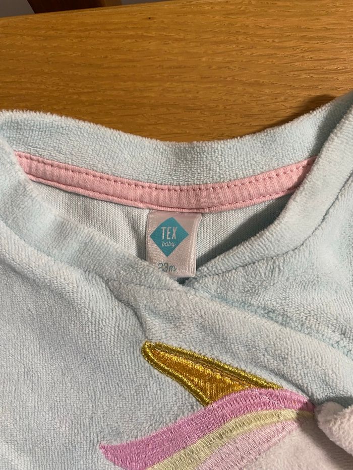 Tex Baby Pyjama Grenouillère licorne turquoise Taille 23 mois - photo numéro 5