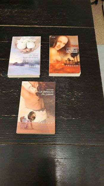 Lots de 3 romans Prélud'