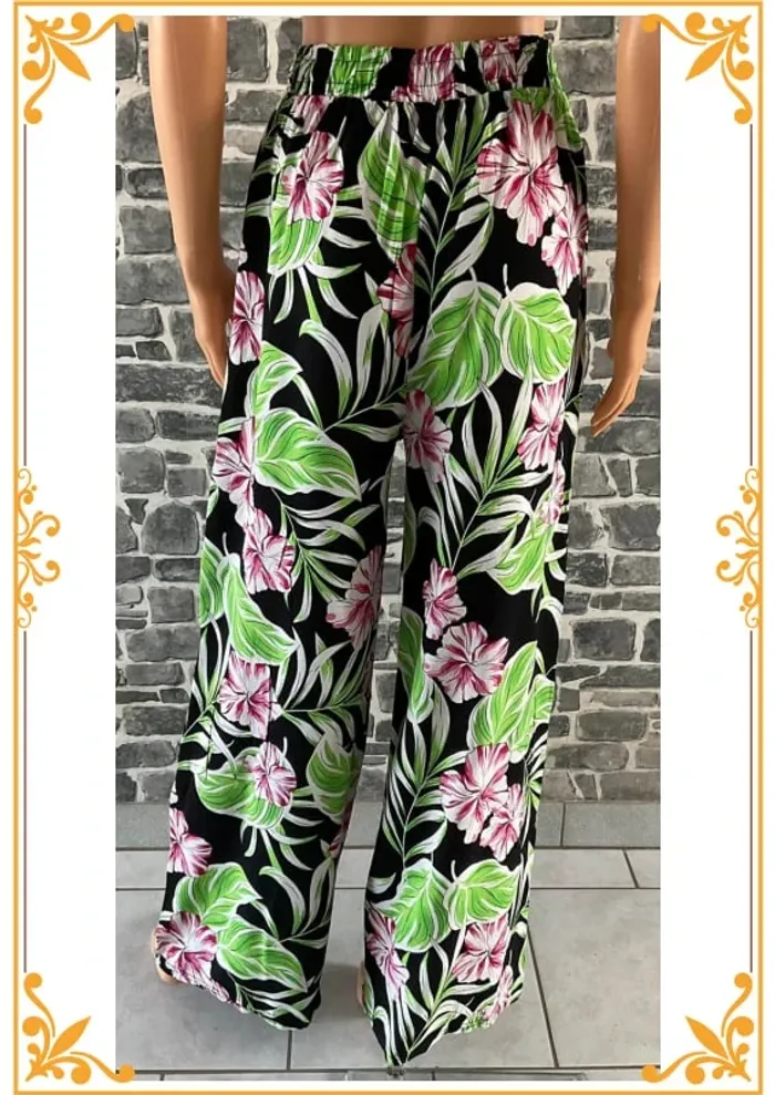 Pantalon Palazzo " Cotton bio " - photo numéro 4