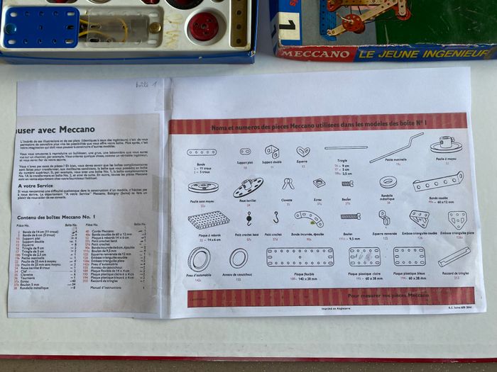 Jeu Meccano boîte 1 - photo numéro 6