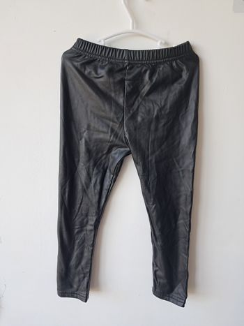 Legging fourré hiver imitation cuir neuf