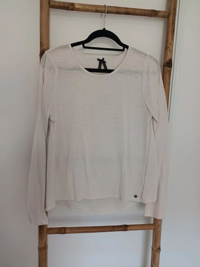 Pull crème avec voile Firefly taille M