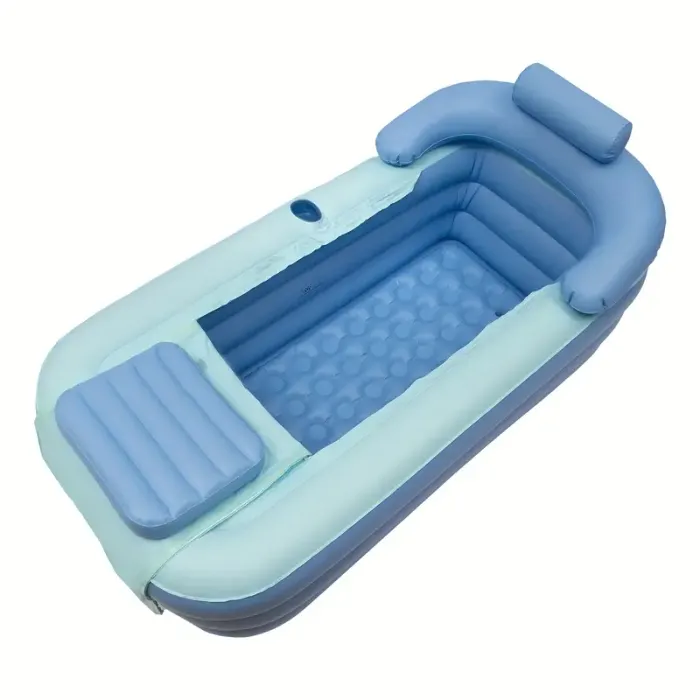 Baignoire Gonflable Adulte 160cm – Pliante & Portable, Spa Relaxation en PVC - photo numéro 2
