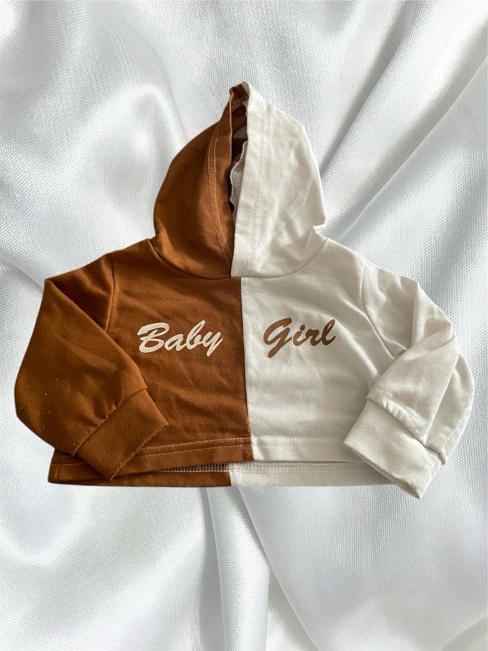 Sweat bébé fille 80 cm “Baby Girl” très bon état