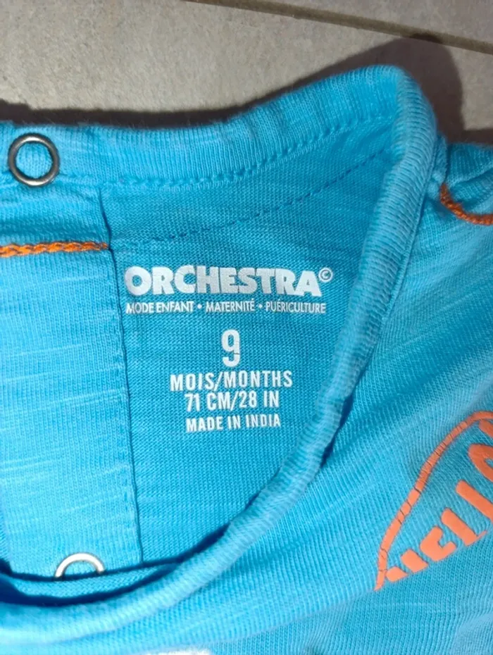 Veste et tee shirt garçon 9mois - photo numéro 3