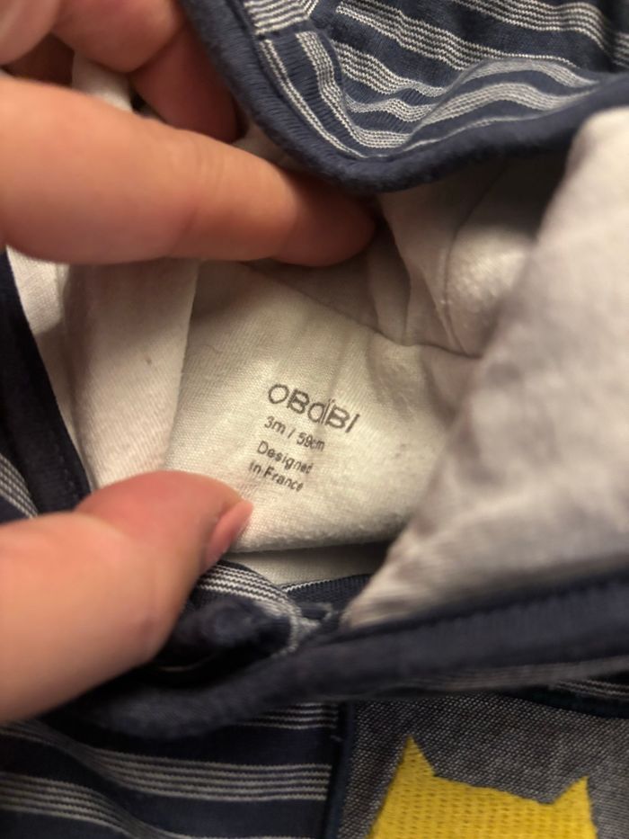 Combinaison Obaïbi 3M à rayures - photo numéro 2