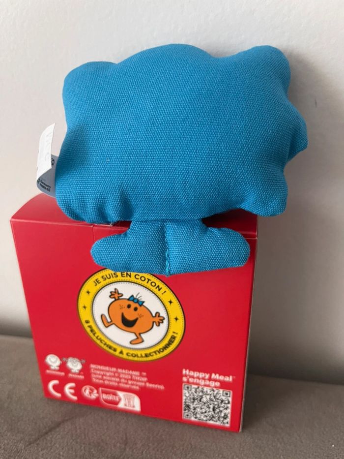 Mini peluche Monsieur Heureux en coton en forme de nuage (Monsieur Madame) - photo numéro 3