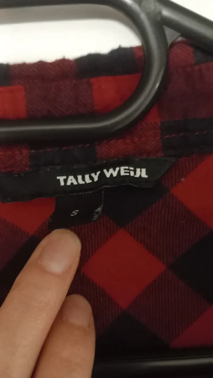 Chemise à carreaux hiver Tally Weijl - photo numéro 4
