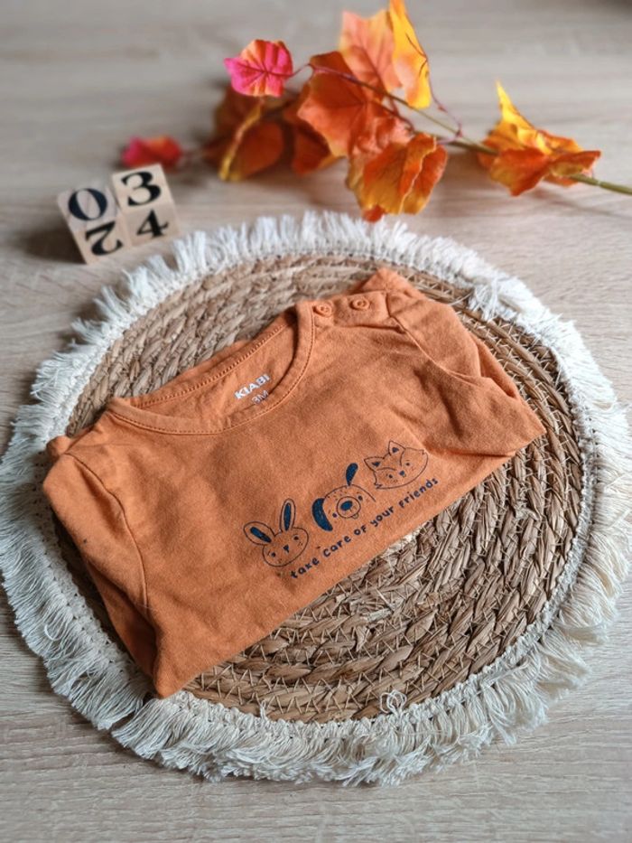 T-shirt manche longue Kiabi 3mois