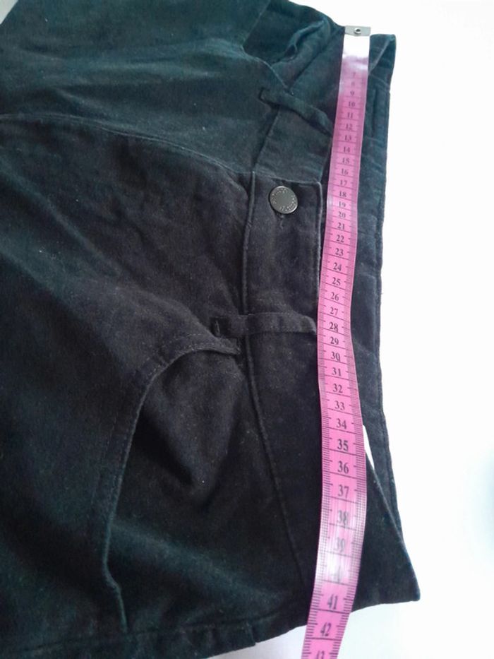 Très beau pantalon effet cuir de veau noir scottage taille 44 - photo numéro 6