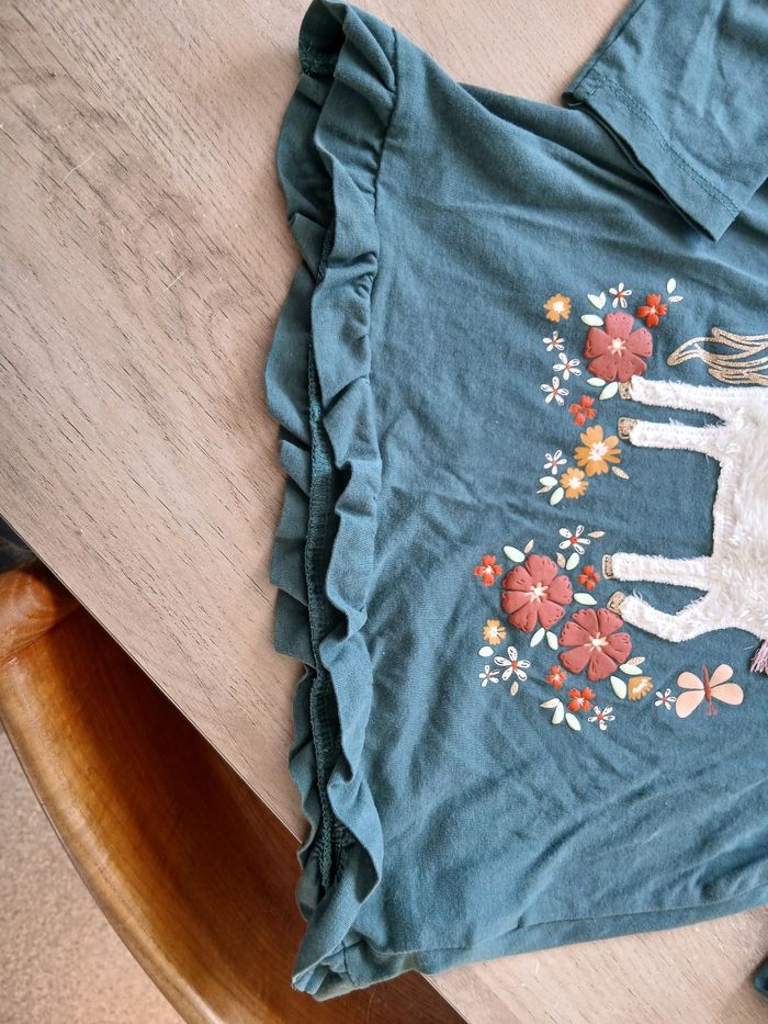 Tee-shirt manches longues fille 4ans - photo numéro 3