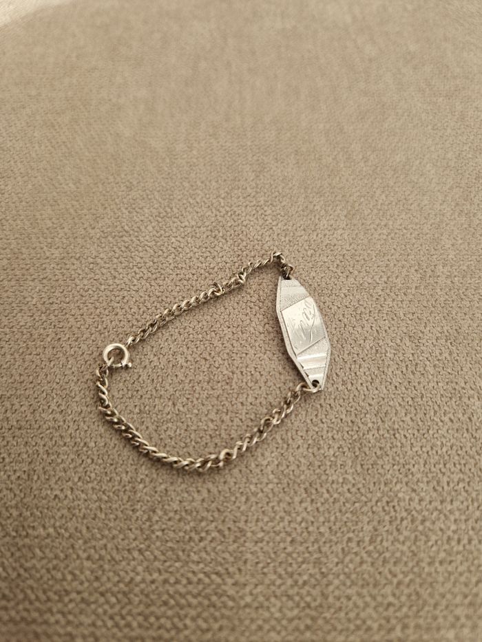 Bracelet naussance argenté prénom Anna - photo numéro 3