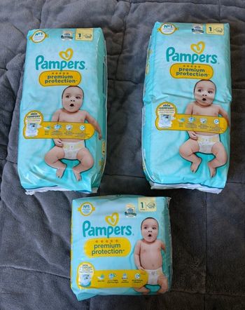 Paquet de Pampers taille 1
