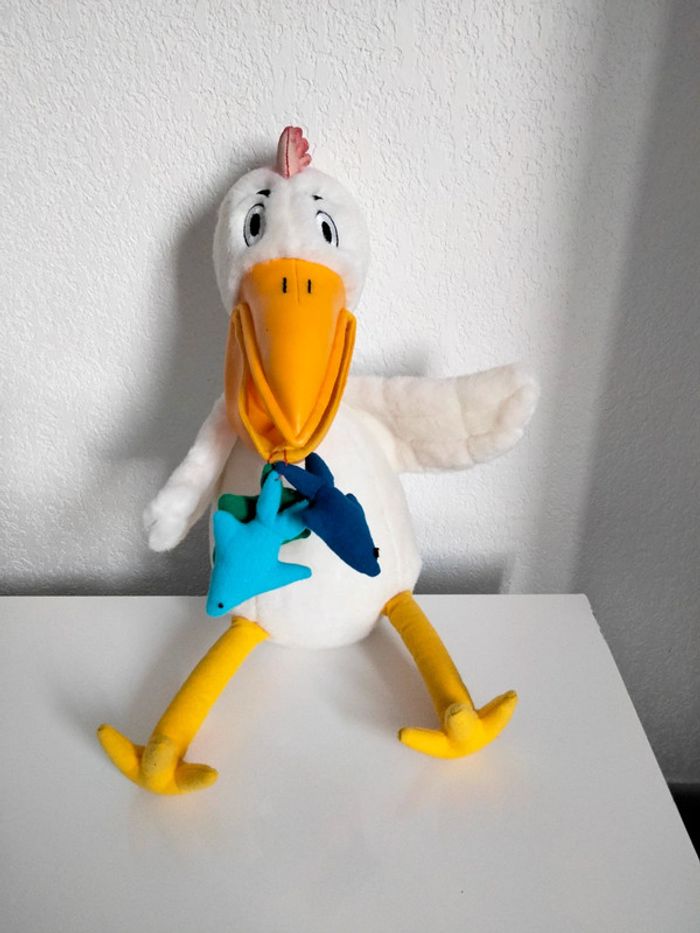 Peluche pélican - 36 cm