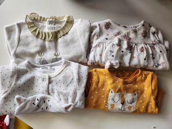 Lot de 4 pijama bébé 3 mois