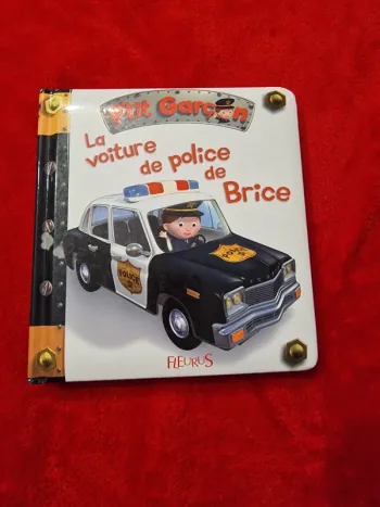 Livre 17 p'tit garçon la voiture de police de Brice