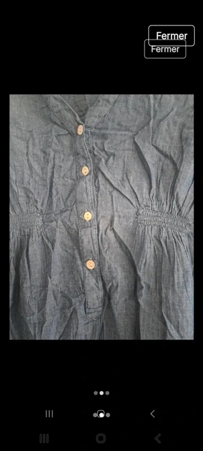 Haut style jeans maternité 38 - photo numéro 2