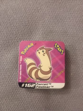 Magnet Pokémon Staks 2002 N°162 Fouinar