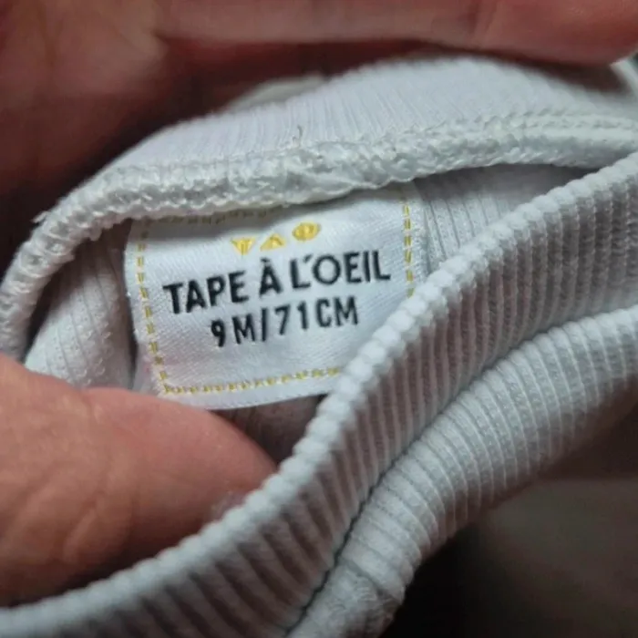 Lot de 2 leggings côtelés TAO 9 mois - photo numéro 3