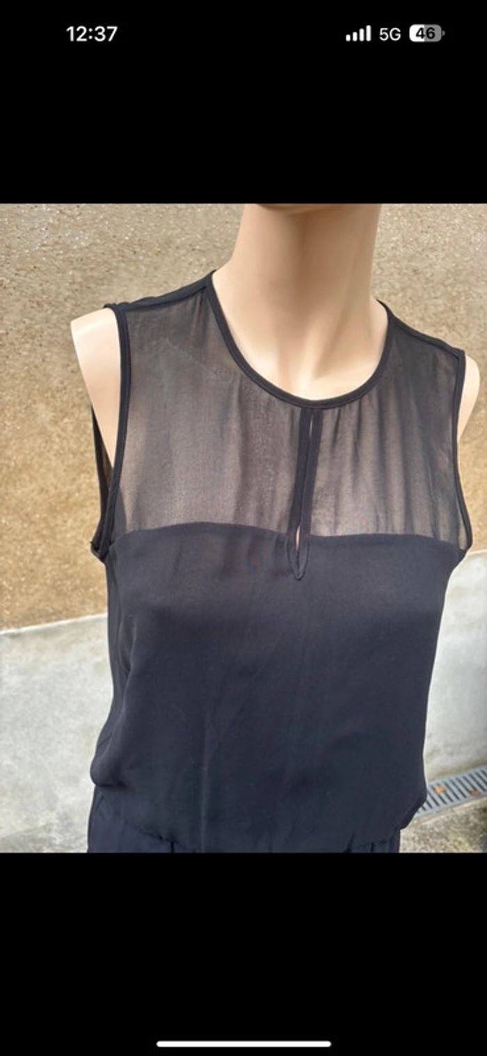 Combinaison pantalon noire Zara – Taille S – Élégante et tendance - photo numéro 3