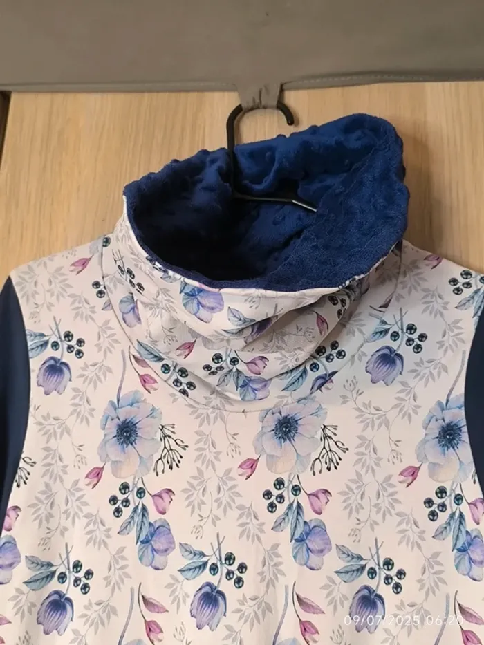 Robe bleu fleurie (L 40/42) - photo numéro 6