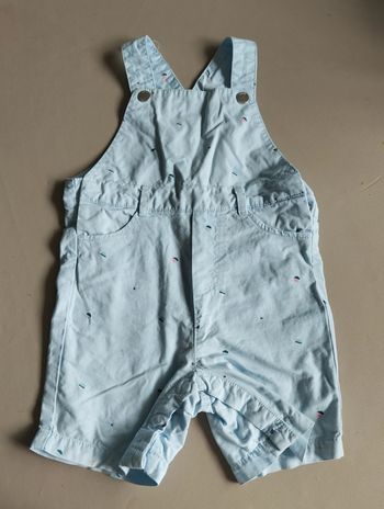 Salopette bleu