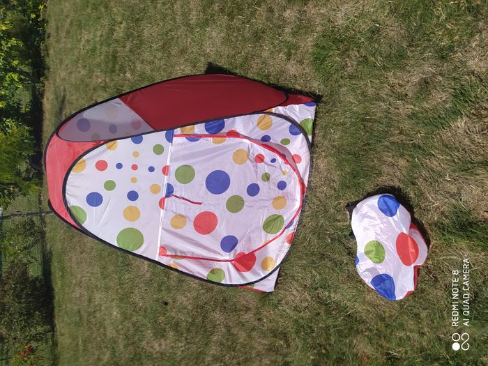 Tente de jeu colorée pour enfants - photo numéro 2