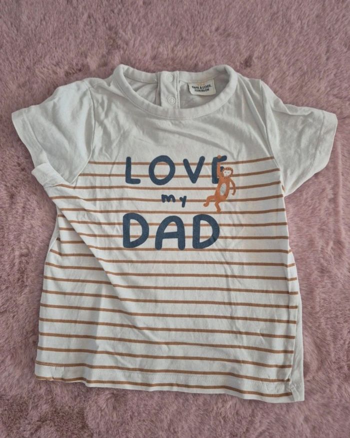 Tee shirt love my dad
