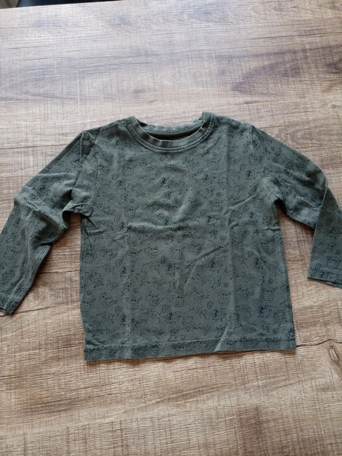 Lot de 2 t-shirt manches longues garçon 3 ans - photo numéro 3
