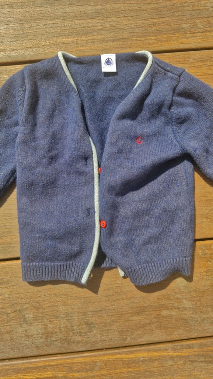 Gilet cardigan petit bateau 3 ans - photo numéro 2