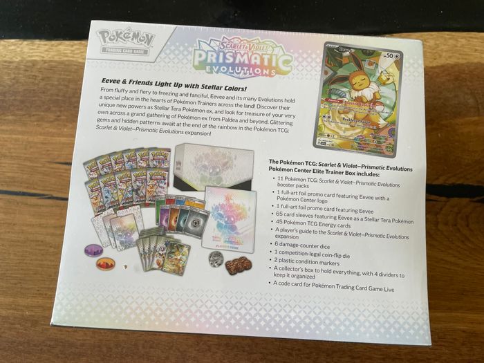 ETB Prismatic Evolutions Pokemon Center Edition ENG New Sealed / Neuf scellé - photo numéro 3