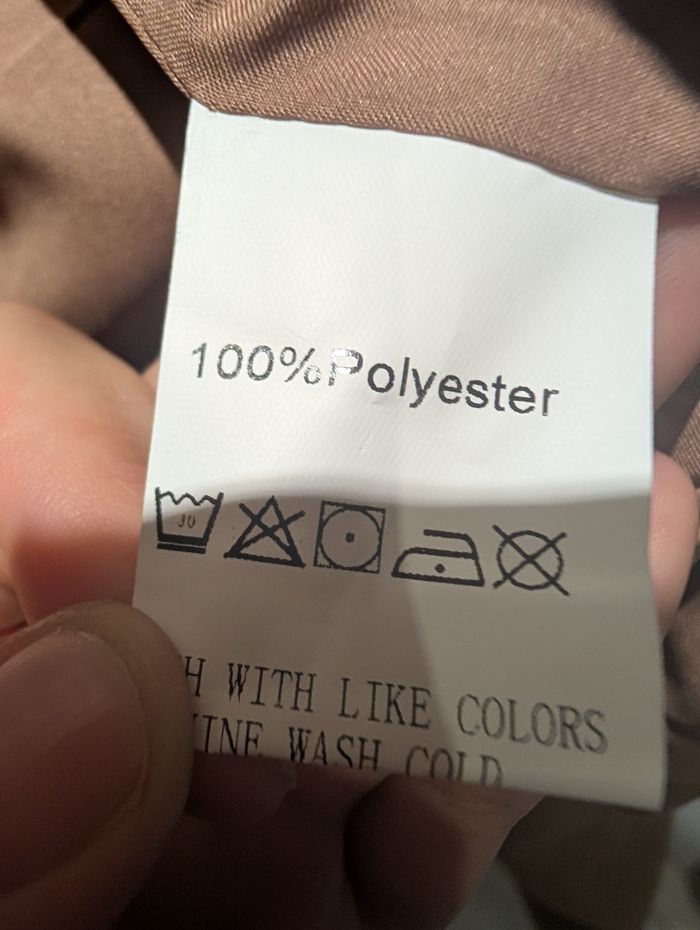 Veste trench d'hiver camel taille L - photo numéro 8