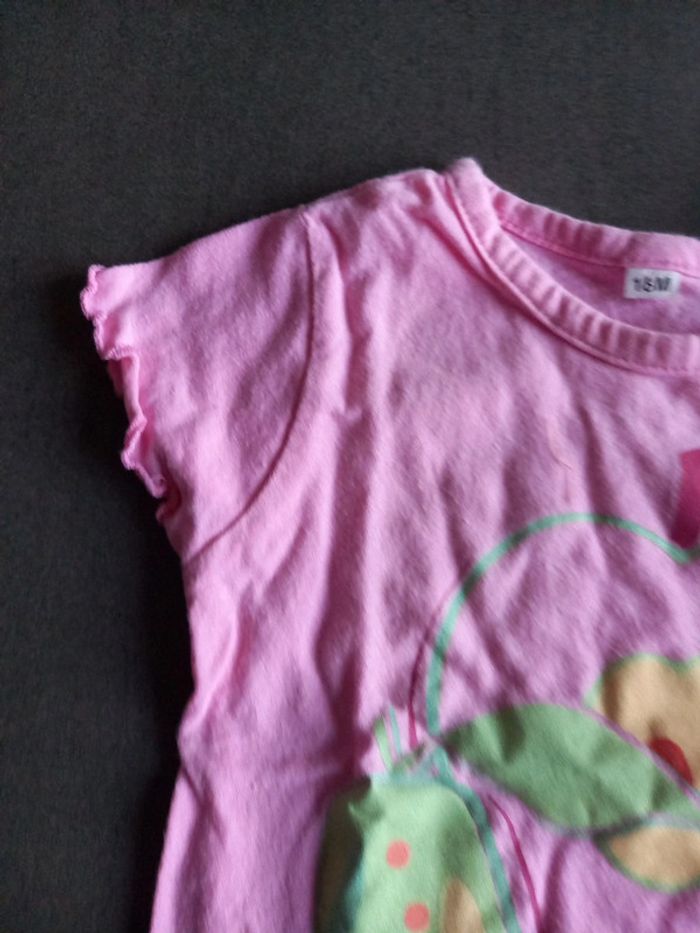 Tee shirt rose 18 mois - photo numéro 6