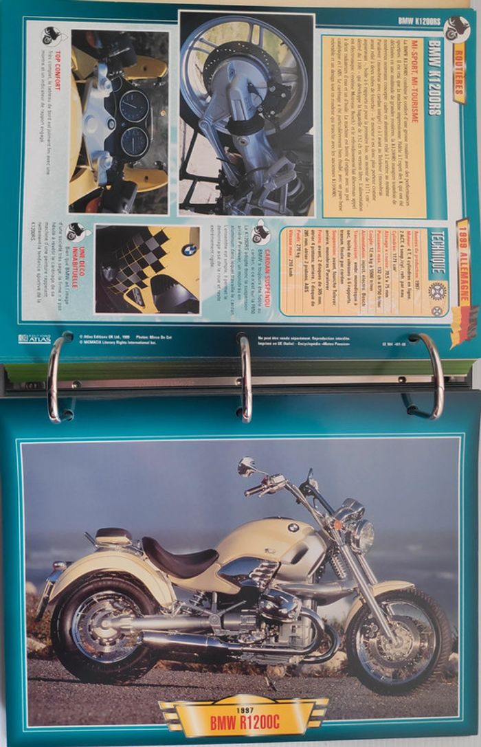 Classeur Motos Passion - Roadsters & Routières (217 fiches) - photo numéro 13