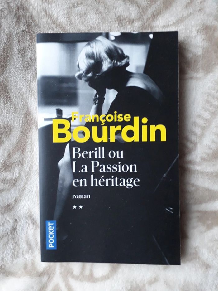 Livre "Berill ou la passion en héritage" Françoise Bourdin